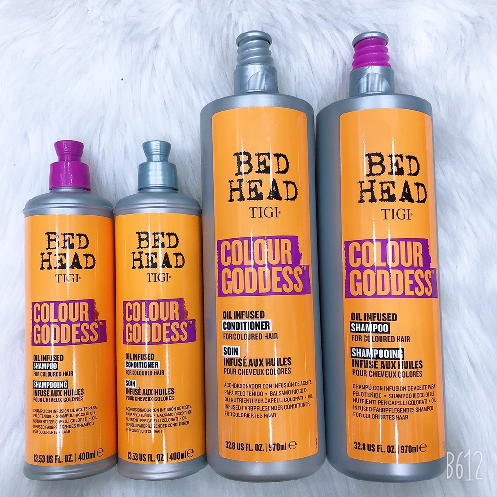 Cặp gội xả TIGI nâu Colour Goddess mẫu mới 