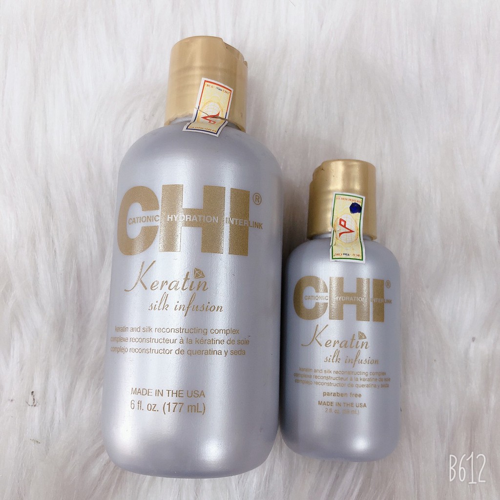 Tinh dầu dưỡng tóc CHI Silk Infusion 59ml/177ml Chính Hãng 