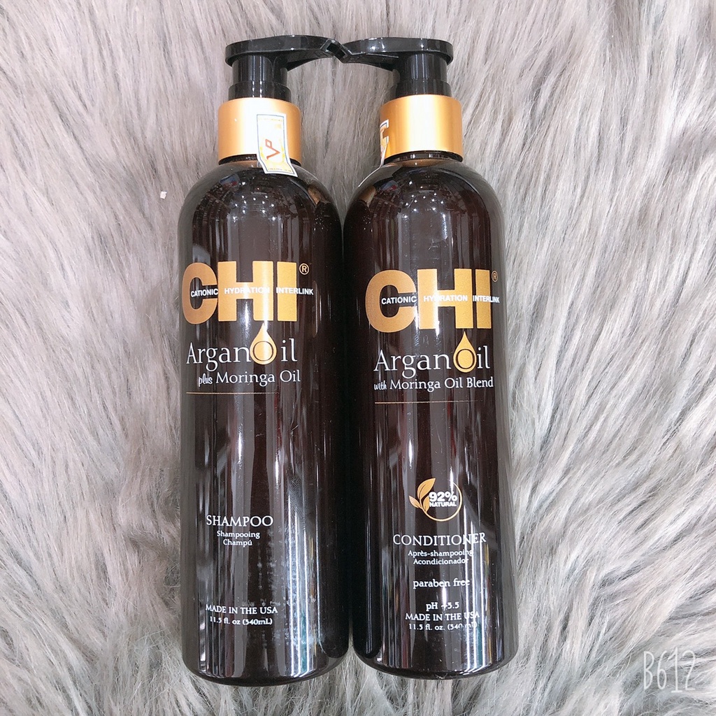 Dầu Gội Xả Chi Argan Plus Oil Chính Hãng