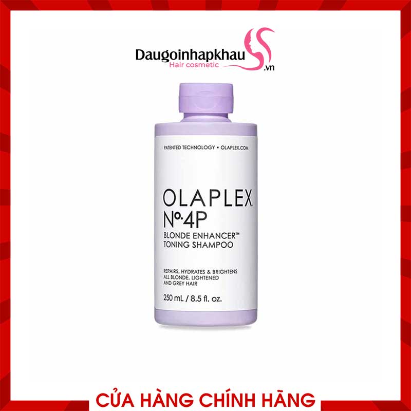 Dầu Gội OLAPLEX SỐ 4P Khử Vàng Dành Cho Tóc Tẩy Dầu Gội OLAPLEX SỐ 4P Khử Vàng Dành Cho Tóc Tẩy