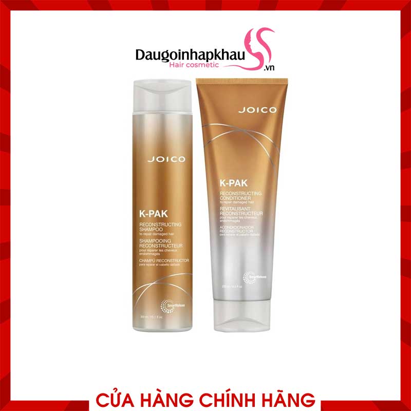 Dầu Gội Xả Joico K-Pak Phục Hồi Tóc Hư Tổn  Dầu Gội Xả Joico K-Pak Phục Hồi Tóc Hư Tổn