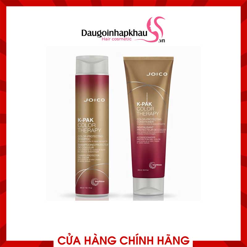 Cặp Dầu Gội JOICO K-PAK COLOR Dưỡng Màu Tóc Nhuộm