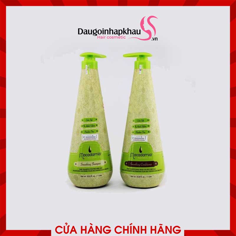 Dầu Gội Xả Macadamia Smoothing Suôn Mượt 