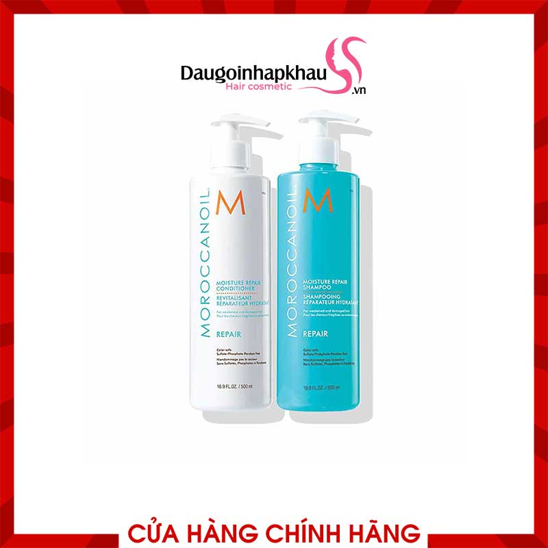 Cặp Dầu Gội Xả Moroccanoil Repair Phục Hồi Tóc Hư Tổn Cặp Dầu Gội Xả Moroccanoil Repair Phục Hồi Tóc Hư Tổn