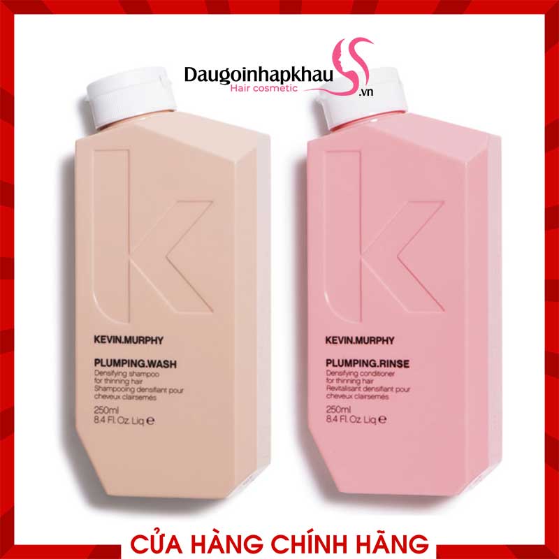 Cặp Gội Xả Kevin Murphy Plumping Cho Tóc Dầu Ít Mỏng Rụng 