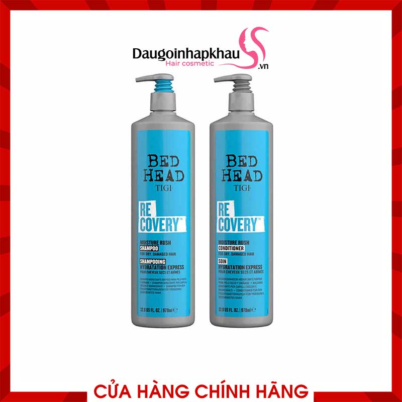 Cặp Gội Xả Tigi Bed Head Số 2 Màu Xanh