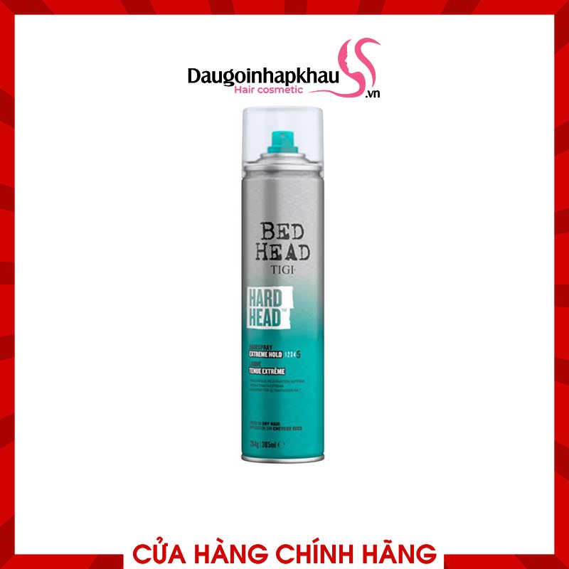 Xịt Tạo Kiểu Siêu Cứng Tigi Bed Head Hard Hold Hairspray 385ML Xịt Tạo Kiểu Siêu Cứng Tigi Bed Head Hard Hold Hairspray 385ML