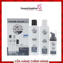 Combo Dầu Gội Xả Và Tinh Chất Nioxin 2 Chống Rụng Kích Thích Mọc Tóc