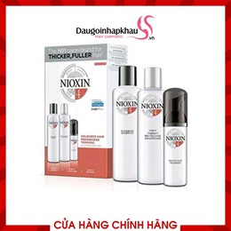 Combo Dầu Gội Xả Và Tinh Chất Nioxin 4 Chống Rụng Kích Thích Mọc Tóc