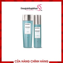 Cặp Dầu Gội Xả Goldwell Kerasilk Repower Volume