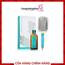 Combo Tinh Dầu Dưỡng Tóc Moroccanoil 100ml + Lược Moroccanoil