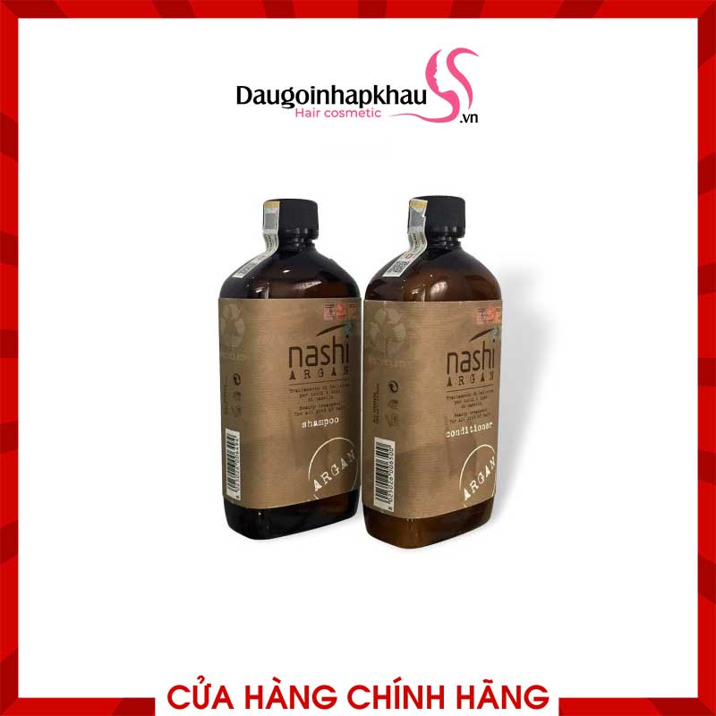 Cặp Dầu Gội Xả Nashi Argan Phục Hồi Tóc Hư Tổn Cặp Dầu Gội Xả Nashi Argan Phục Hồi Tóc Hư Tổn