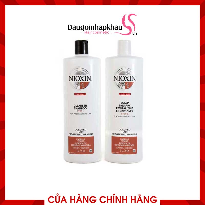 Dầu Gội NIOXIN Chống Rụng Tóc Hệ Thống Số 4 