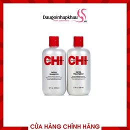 Dầu Gội Xả CHI Infra Dưỡng Ẩm Phục Hồi Tóc Hư Tổn