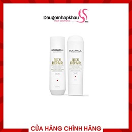 Cặp Dầu Gội Xả Goldwell Phục Hồi Tóc Hư Tổn