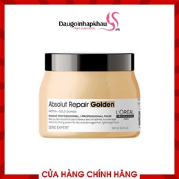 Hấp Dầu Loreal Absolut Repair Golden Nhũ Vàng 