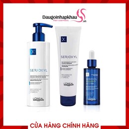 Combo Gội Xả Tinh Chất Kích Mọc Tóc Loreal Serioxyl