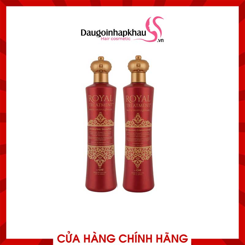 Dầu Gội Xả CHI Royal Dành Cho Tóc Khô Xơ Hư Tổn  Dầu Gội Xả CHI Royal Dành Cho Tóc Khô Xơ Hư Tổn