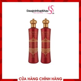 Dầu Gội Xả CHI Royal Dành Cho Tóc Khô Xơ Hư Tổn 