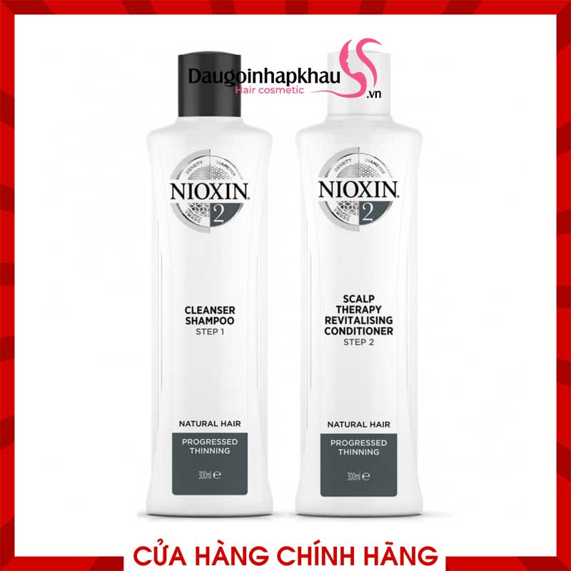 Cặp Dầu Gội Xả NIOXIN Số 2 Chống Rụng Tóc