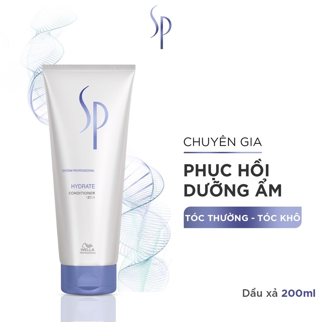 Dầu Xả SP Wella Hydrate Dưỡng Ẩm Cho Tóc 200ml/1000ml Dầu Xả SP Wella Hydrate Dưỡng Ẩm Cho Tóc 200ml/1000ml