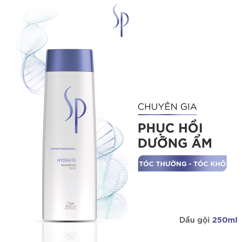 Dầu Gội SP Wella Hydrate Dưỡng Ẩm Cho Tóc 250ml/1000ml Dầu Gội SP Wella Hydrate Dưỡng Ẩm Cho Tóc 250ml/1000ml