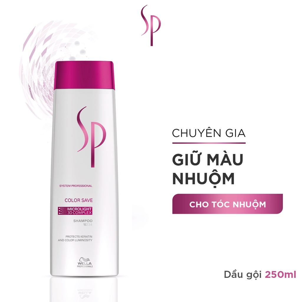 Dầu Gội SP Wella Color Save Chăm Sóc Tóc Nhuộm 250ml/1000ml Dầu Gội SP Wella Color Save Chăm Sóc Tóc Nhuộm 250ml/1000ml
