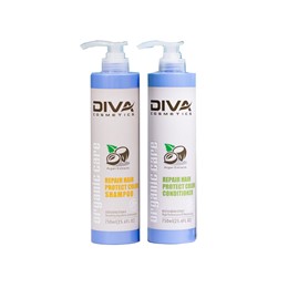 Cặp Gội Xả DIVA Phục Hồi Giữ Màu Tóc Nhuộm