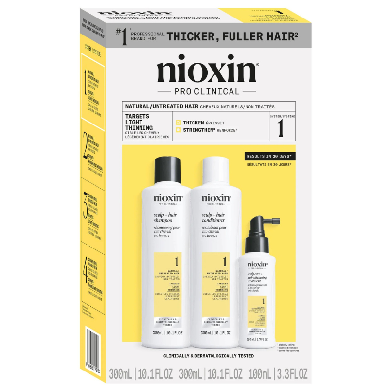Combo Dầu Gội Xả Và Tinh Chất Nioxin 1 Chống Rụng Kích Thích Mọc Tóc